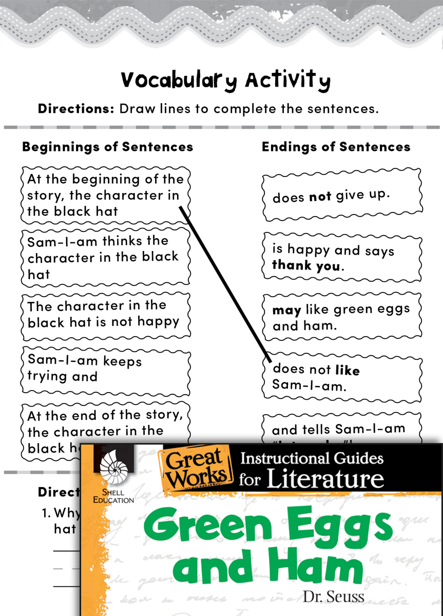 Green Eggs and Ham Vocabulary Activities | Teachers - Classroom Resources