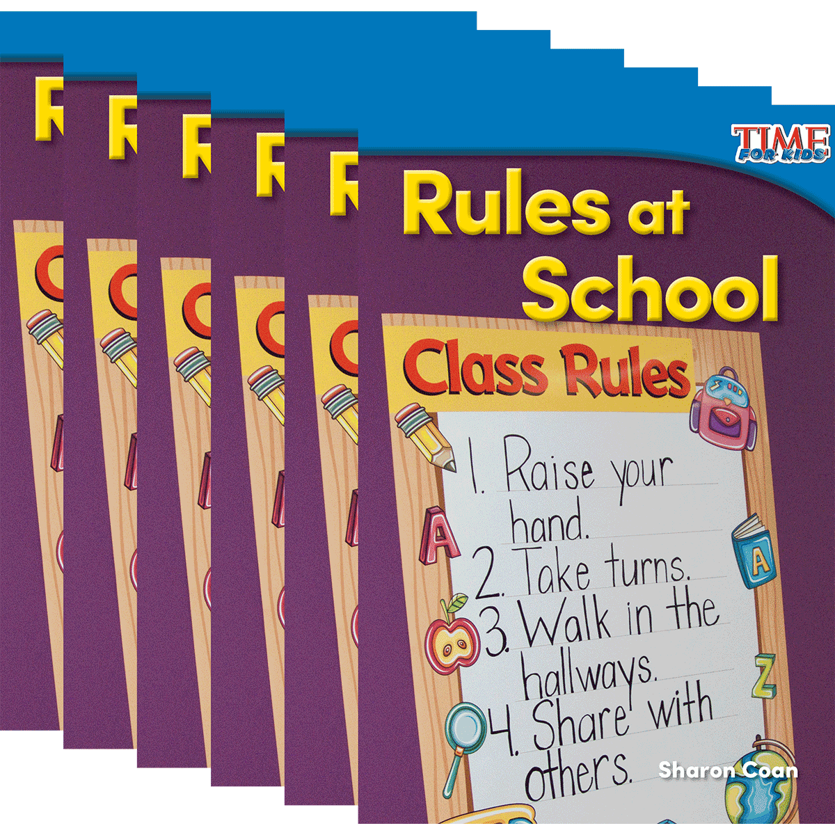 Rules At School 6 Pack Teacher Created Materials