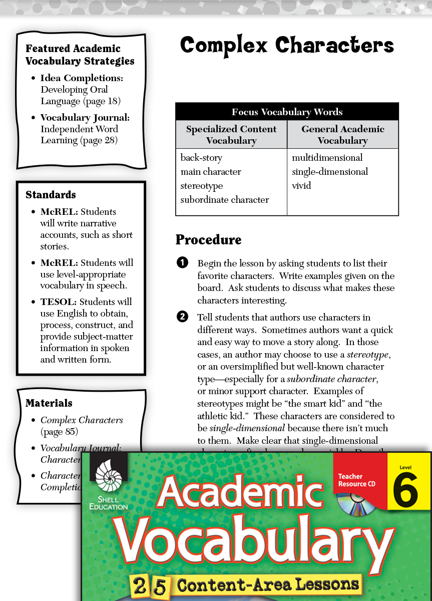 complex-characters-academic-vocabulary-level-6-teachers-classroom-resources