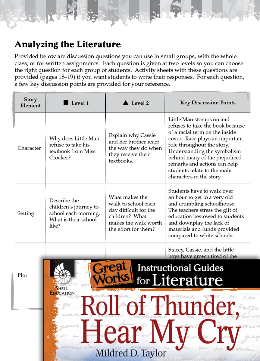 roll of thunder hear my cry argumentative essay