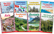 Explore The World: Asia, Oceania, Polar Regions, Landmarks, and Governance: Social Studies Readers 8-Book Set