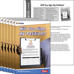 Will You Sign My Petition? Guided Reading 6-Pack