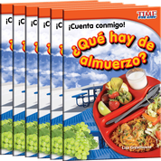 ¡Cuenta conmigo! ¿Qué hay de almuerzo? Guided Reading 6-Pack