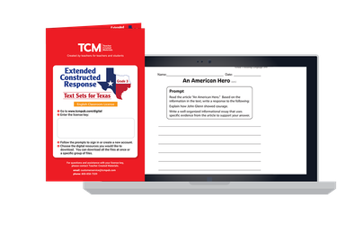 Extended Constructed Response: Text Sets for Texas: Grade 3 Classroom License