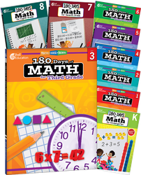 180 Days of Math for Grades K-8:  9-Book Set