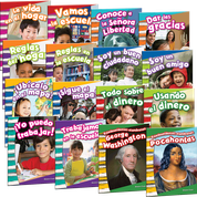 Primary Source Readers Grade K Spanish 6-Pack Collection (16 Titles, 96 Readers)