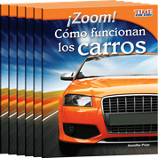 ¡Zoom! Cómo funcionan los carros Guided Reading 6-Pack