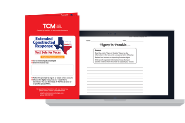 Extended Constructed Response: Text Sets for Texas: Grade 5 Classroom License