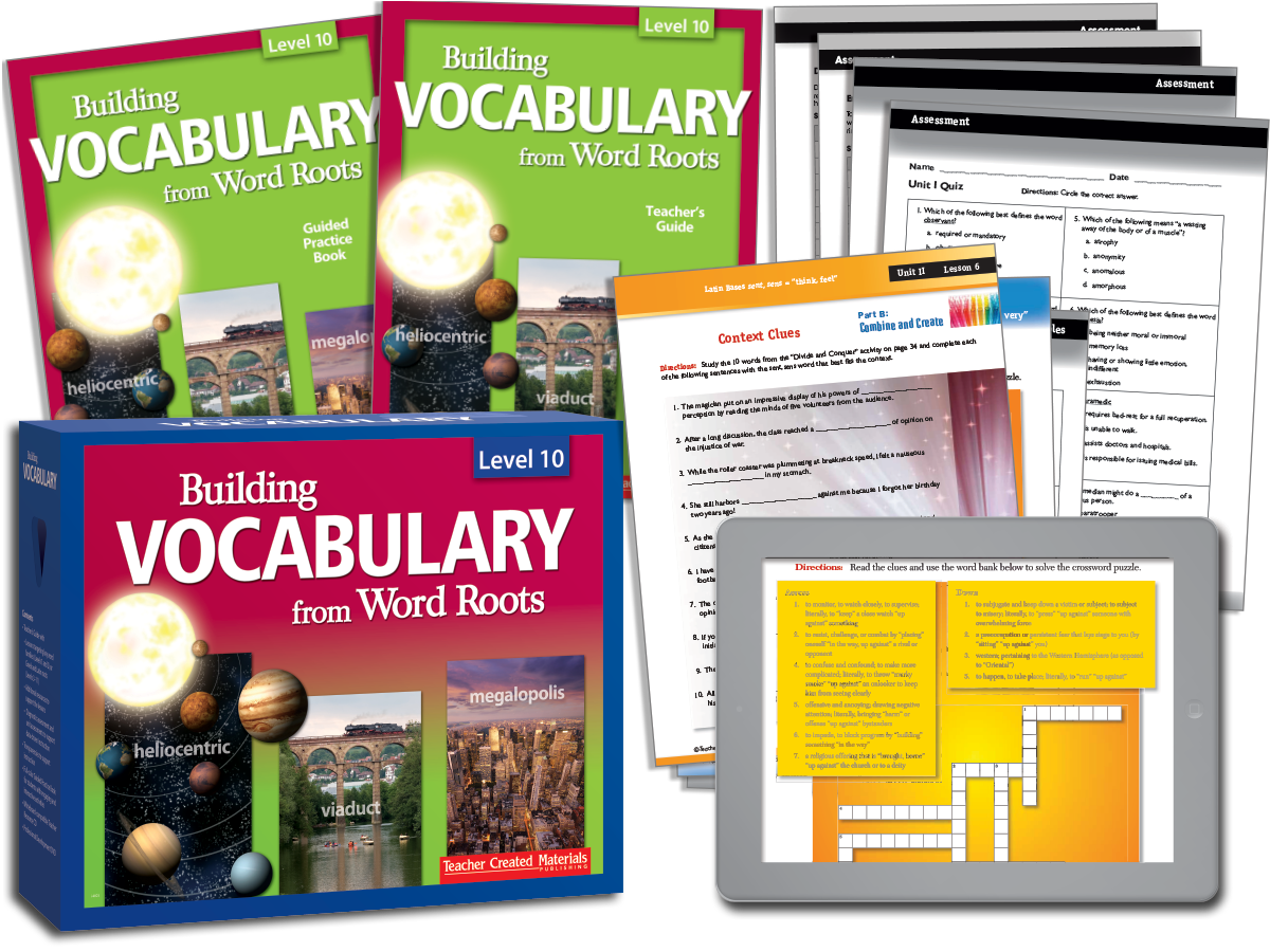 building vocabulary teacher created materials