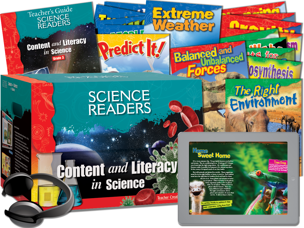 Science Readers Content and Literacy in Science Teacher Created